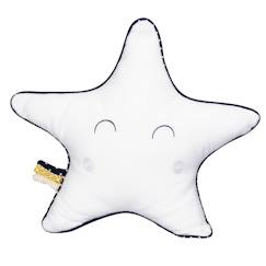 -Coussin étoile en coton - hello