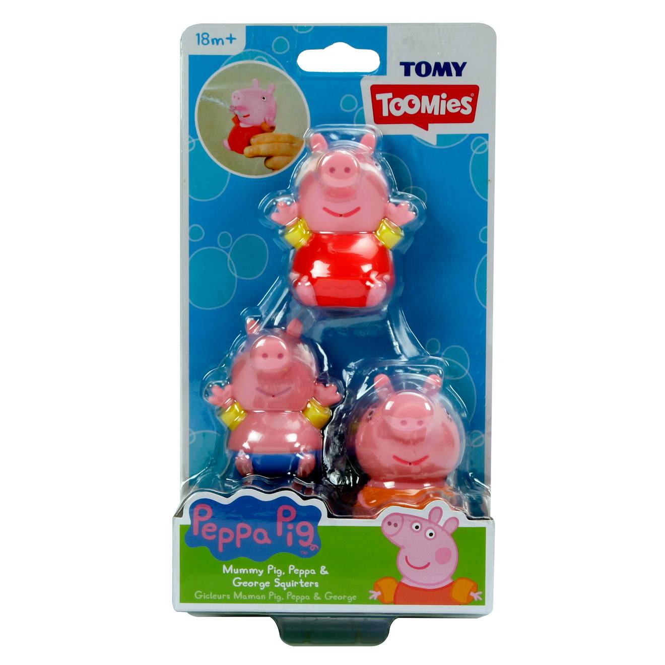 Jouet De Bain - 3 Gicleurs Peppa Pig Pour S'amuser À S'arroser Dans Le Bain ! Multicolore