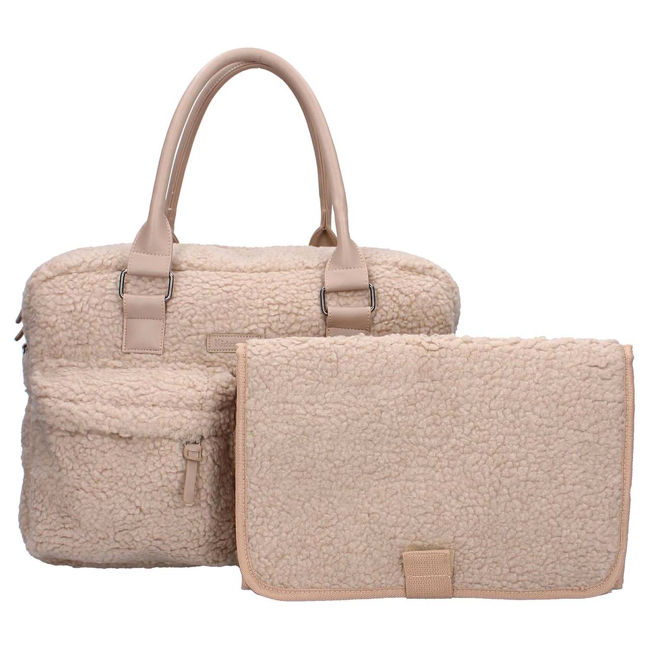 Sac À Langer En Sherpa Beige