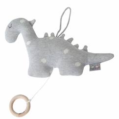 Jouet-Peluche musicale en tricot de coton dino