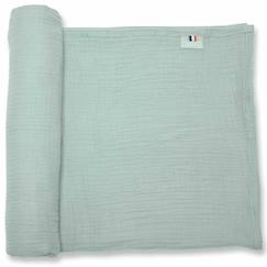Puériculture-Matelas, accessoires de lange-Maxi lange en gaze de coton jeanne
