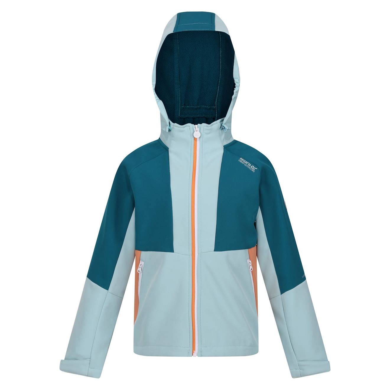 Veste Softshell Polyester Haydenbury Bleu Pâle / Bleu Sarcelle Fonc