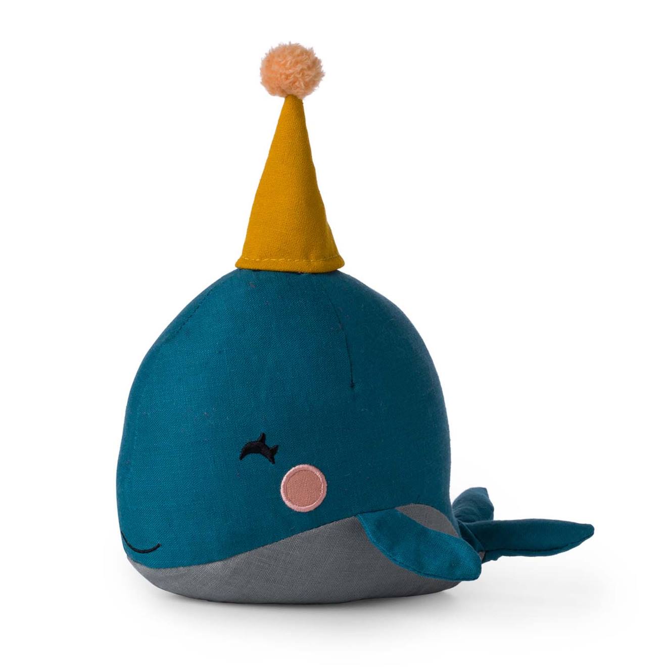 Peluche Baleine Dans Un Coffret Cadeau Bleu