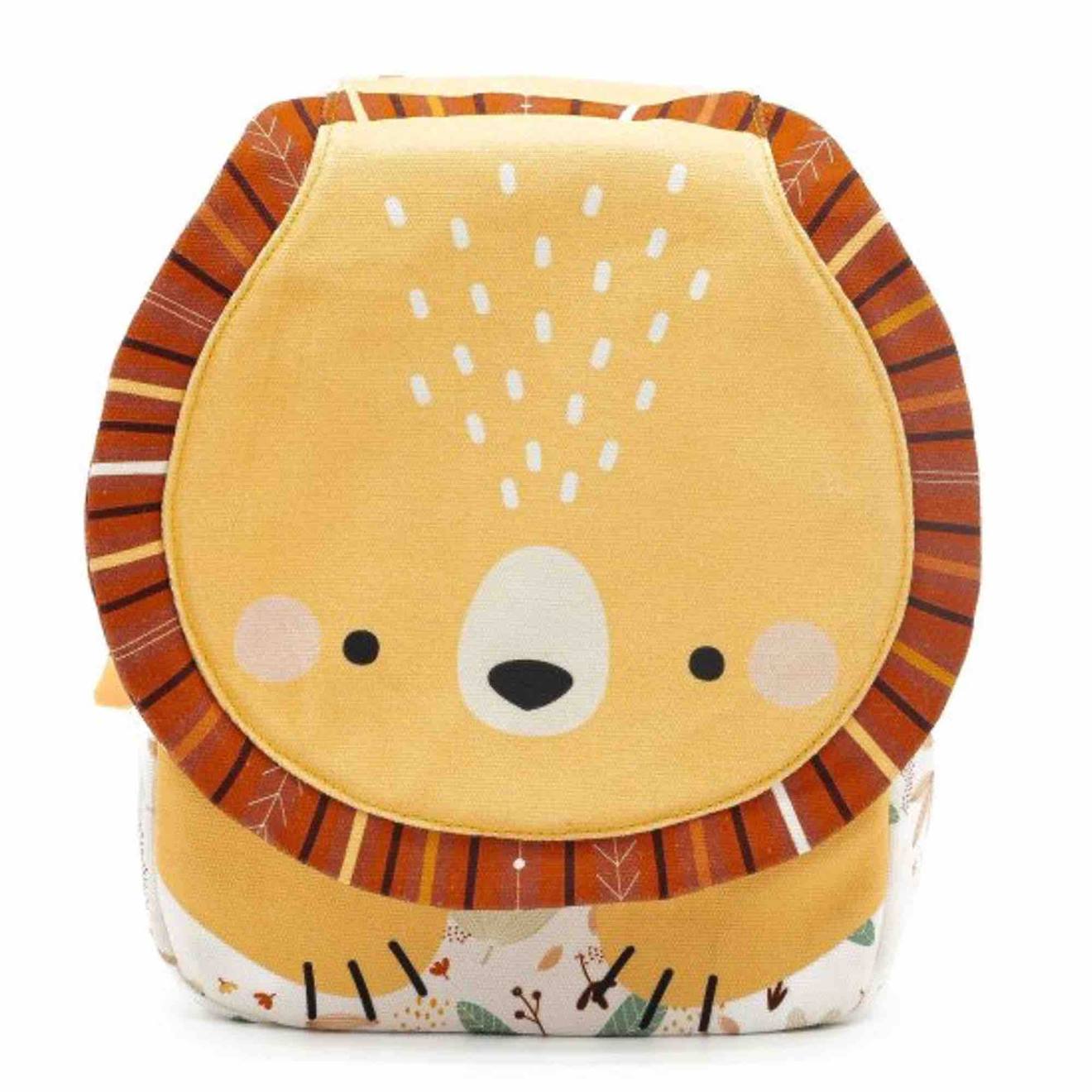 Sac À Dos Maternelle Et Crèche Animaux Jaune