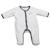 Pyjama bébé en velours - babyfan Blanc/gris+Blanc/jaune 1 - vertbaudet enfant 