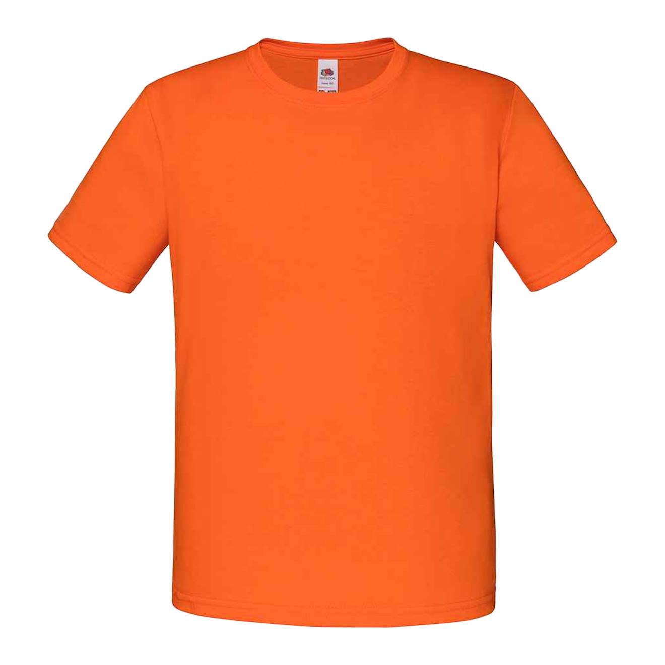 T-shirt Coton Peigné Et Filé À L'anneau Iconic Orange