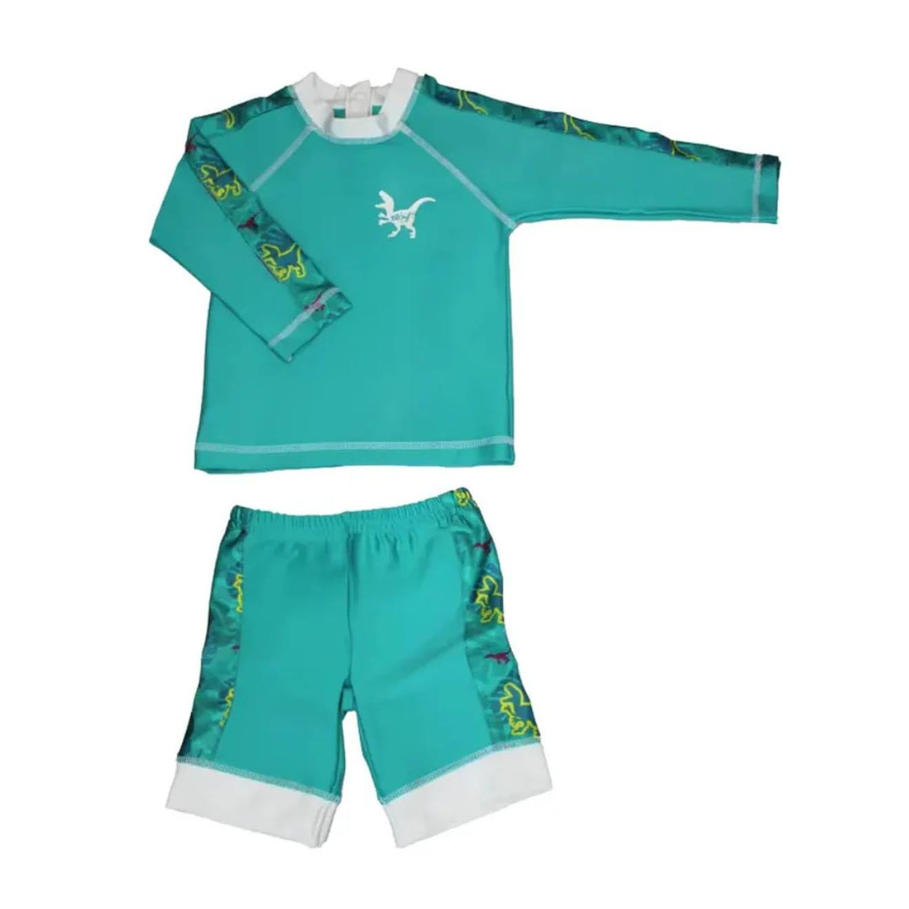 Ensemble Enfant Anti-uv : Dinosaures Vert