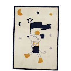 -Tapis de chambre enfant en acrylique - hello