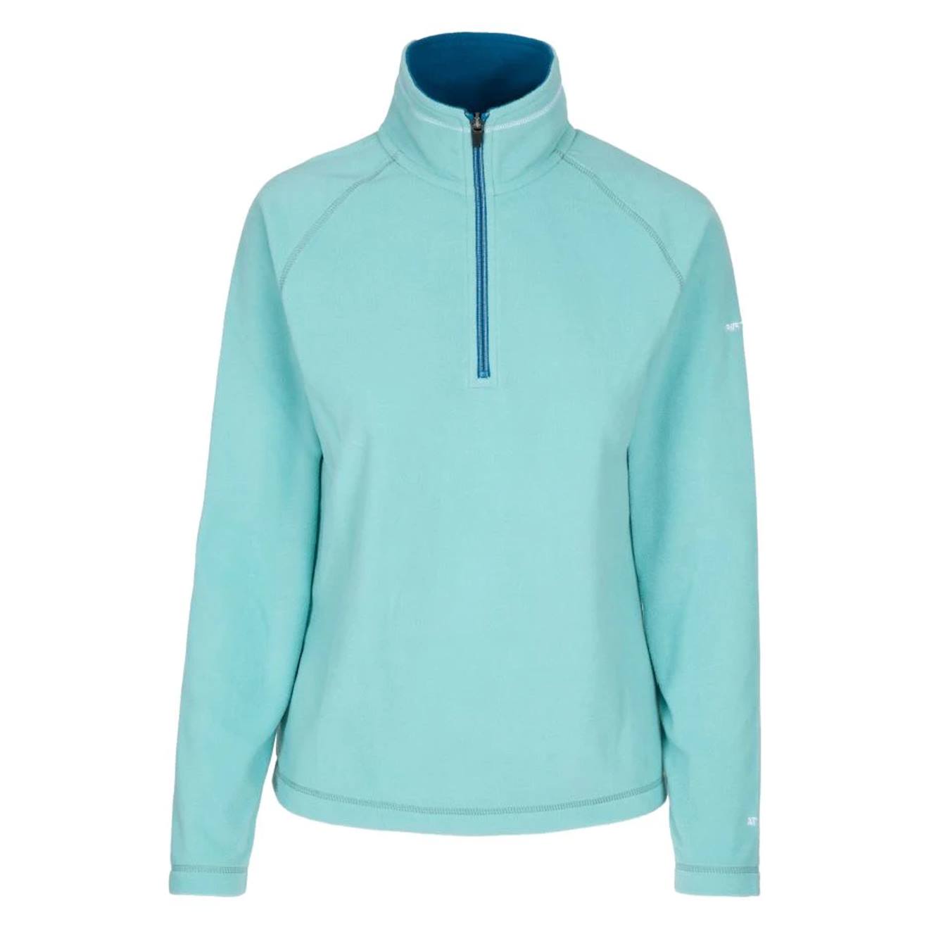 Haut Polaire Polyester Sybil Vert Sarcelle Pâle
