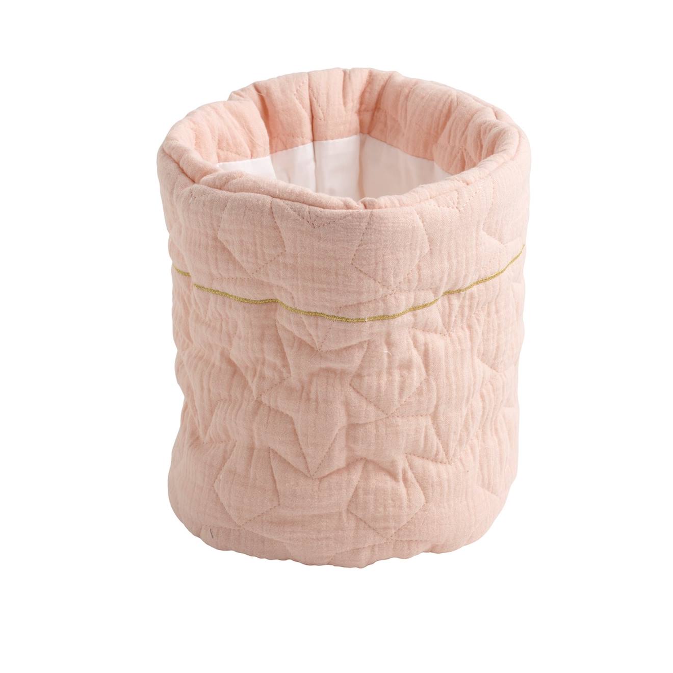 Panière En Coton Rose