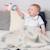 Couverture en coton bio gots Écru, dino+Écru, hippo+Écru, motifs bleu+Gris, champi+Gris, chatons+Gris, flammant rose+Gris, licorne+Multicolore, toucan+Rose, chat 14 - vertbaudet enfant 