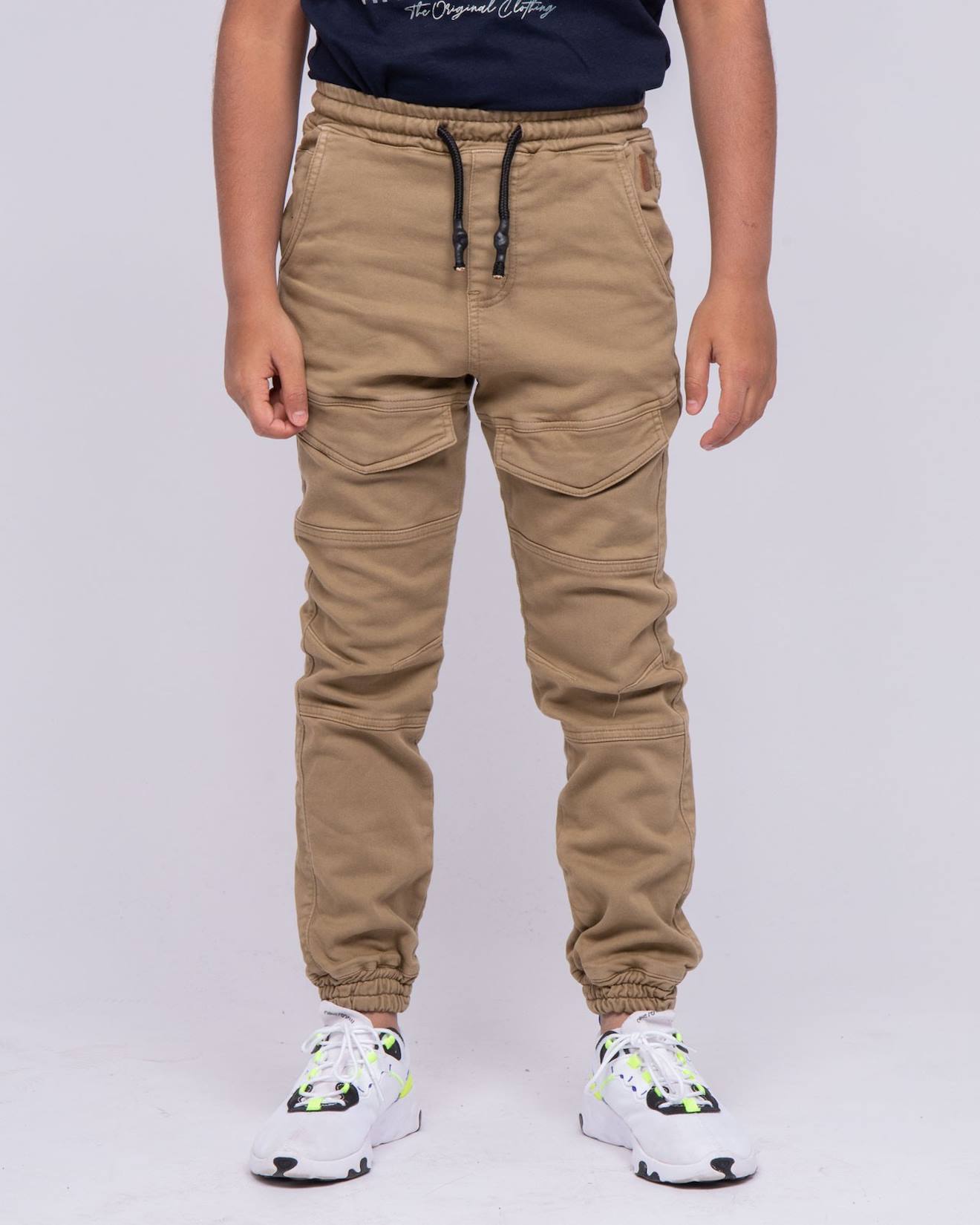 Pantalon Battle Molleton Clogo-j Beige