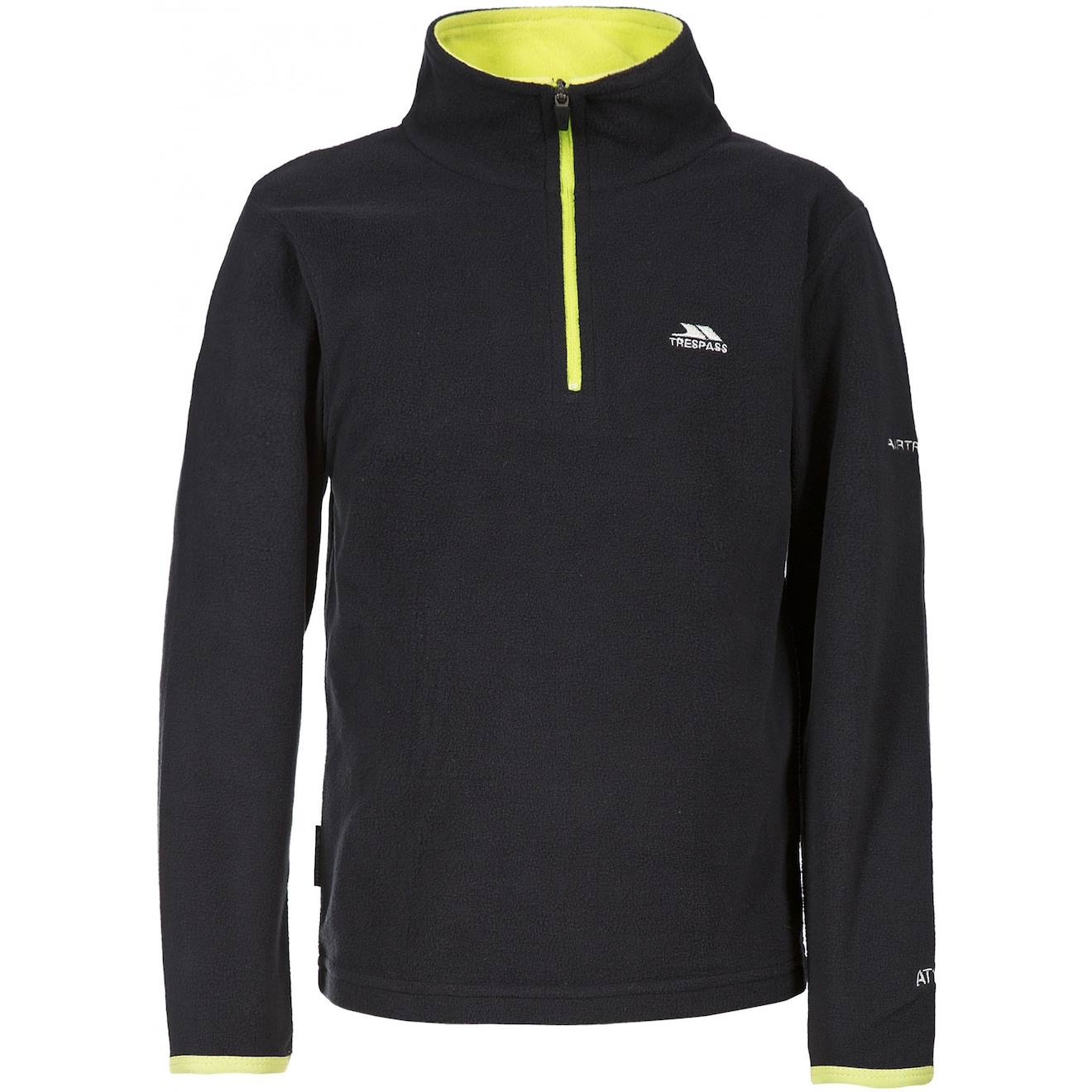 Polaire Zippé Polyester Etto Noir