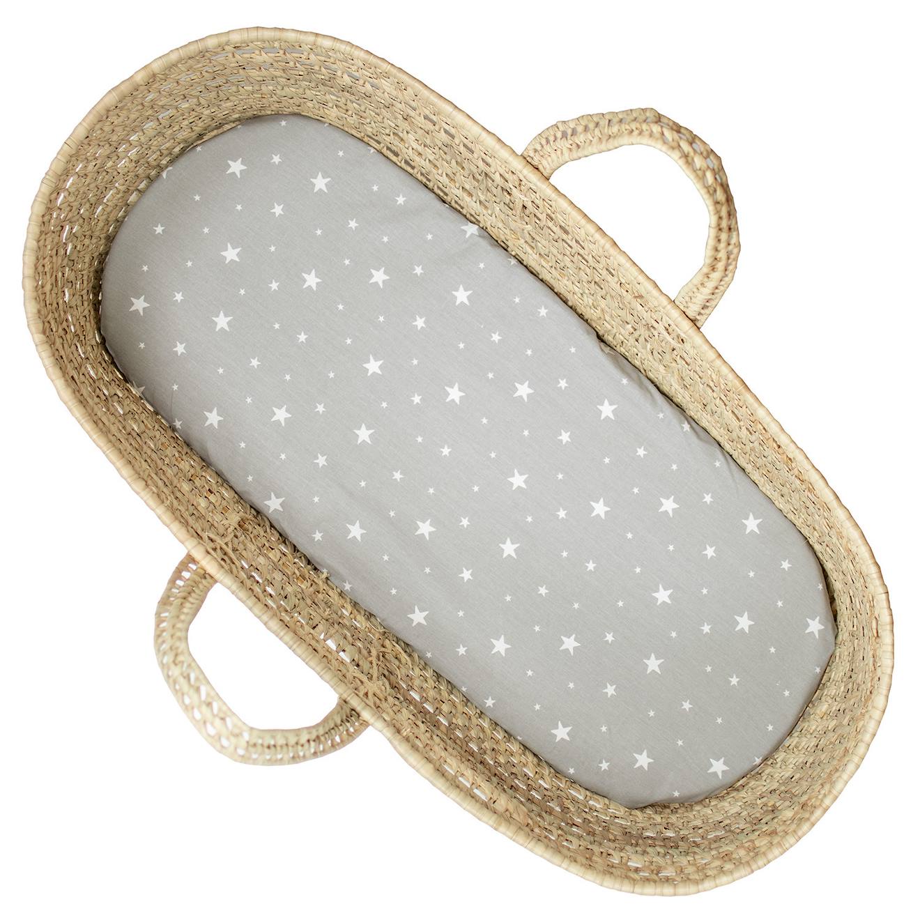 Drap Housse Couffin Ovale Stella Gris