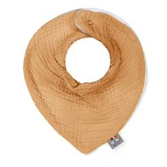 Puériculture-Bavoir bandana gaze de coton jeanne