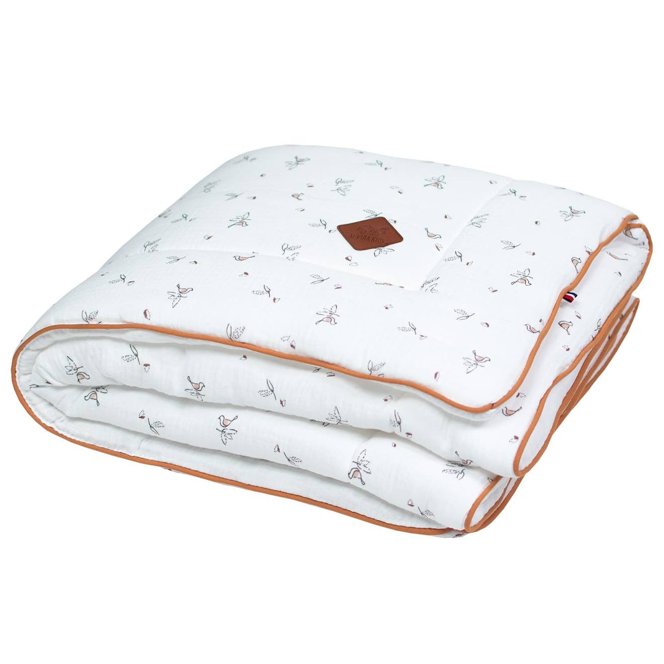 Couverture En Gaze De Coton Melody Blanc