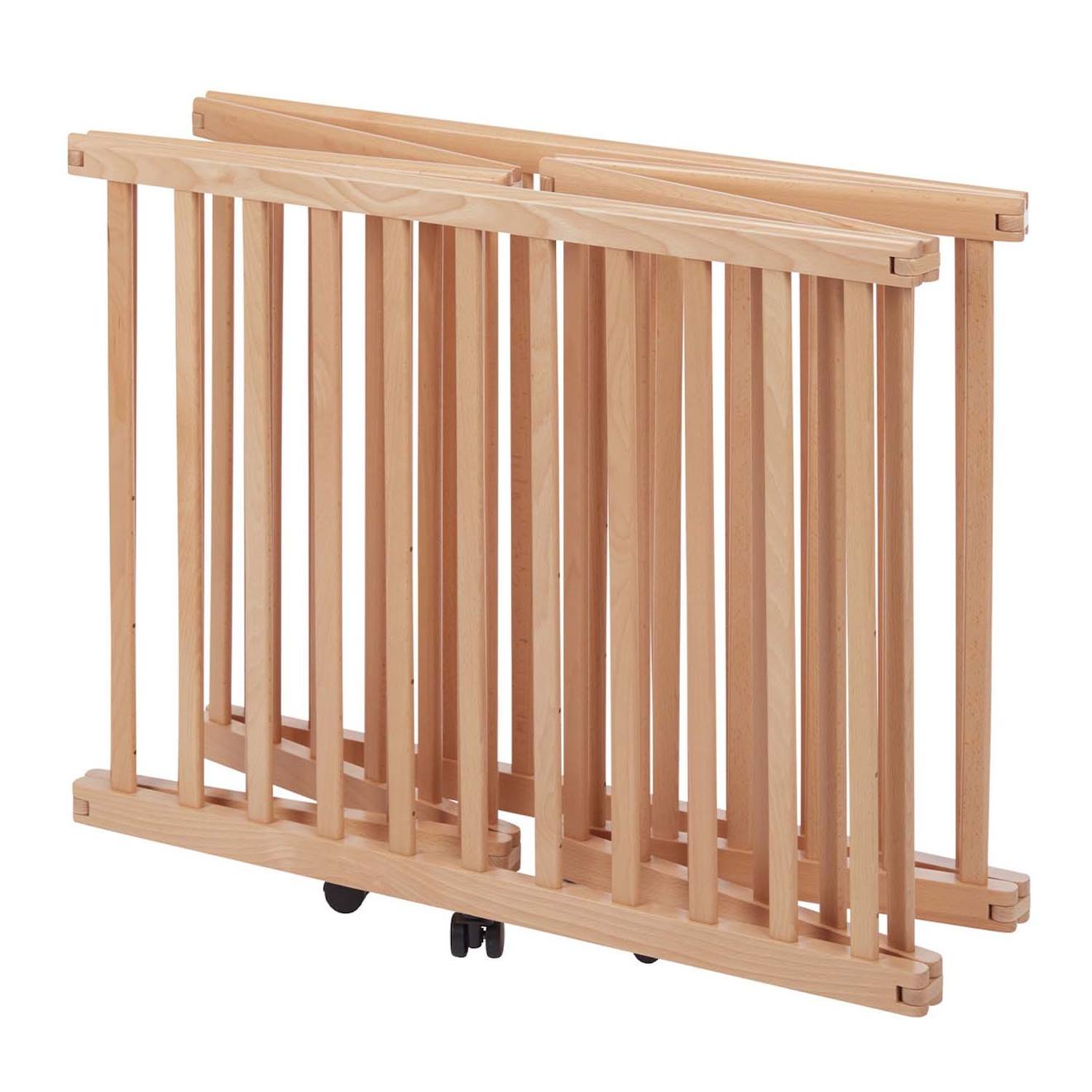 Parc Bébé Pliable Bois Naturel (Tissi) - Image 1