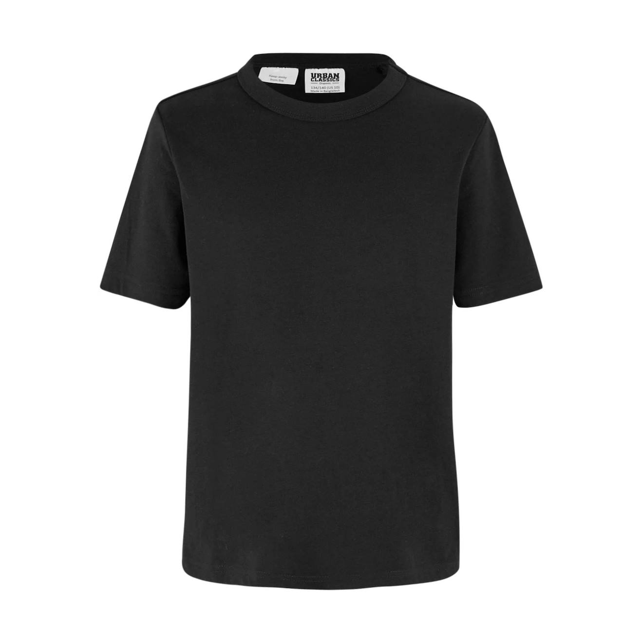 T-shirt Coton Bio Basic Noir