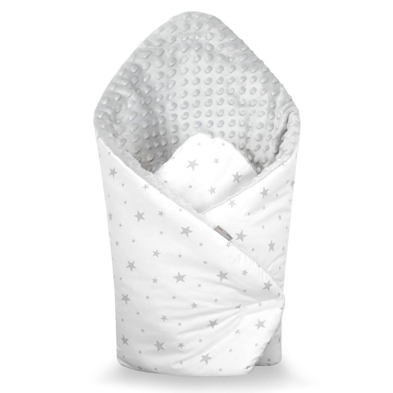 Couverture D'emmaillotage Minky Stella Gris