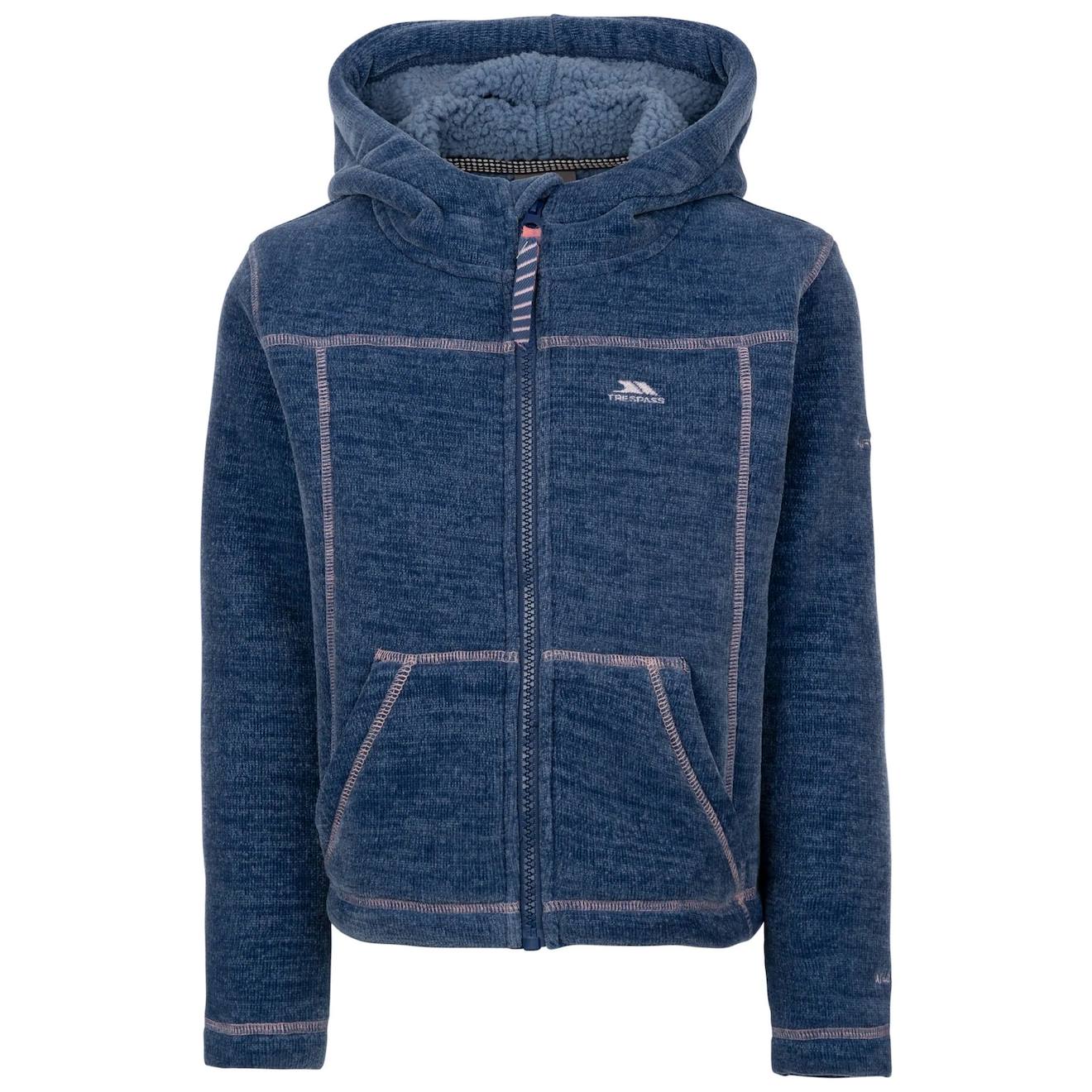 Veste Polaire Polyester Cossie Bleu Denim