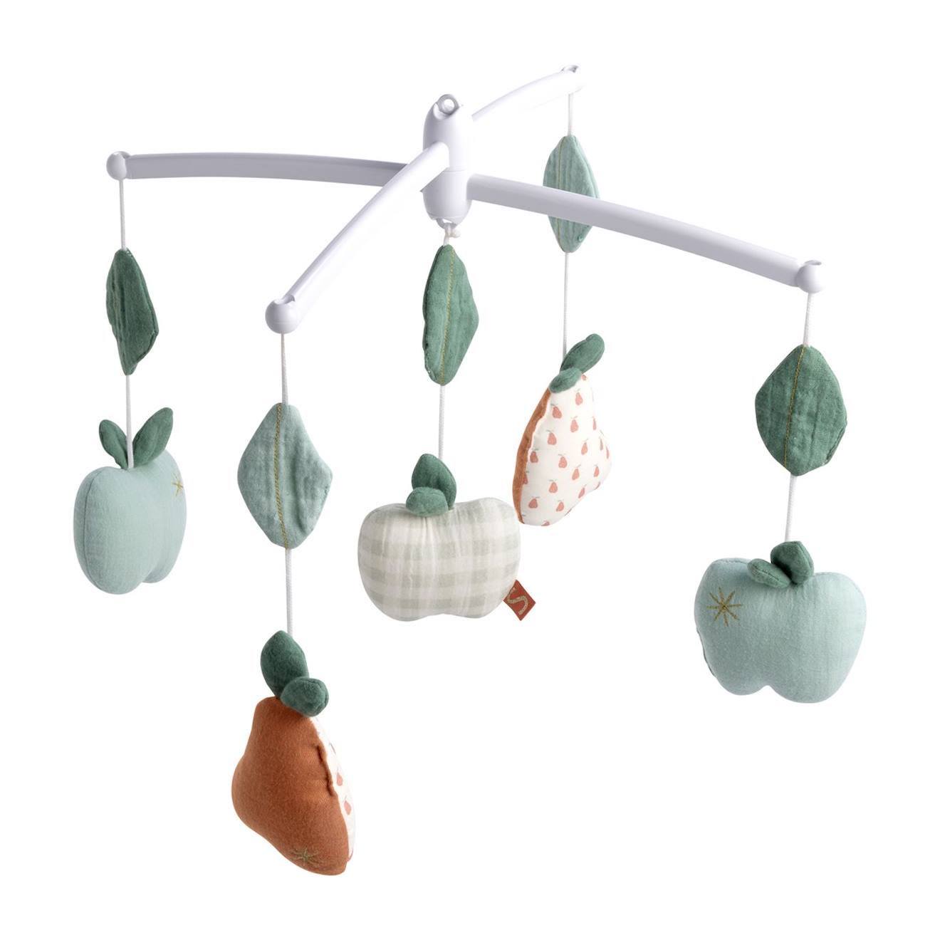 Mobile Musical En Coton Vert