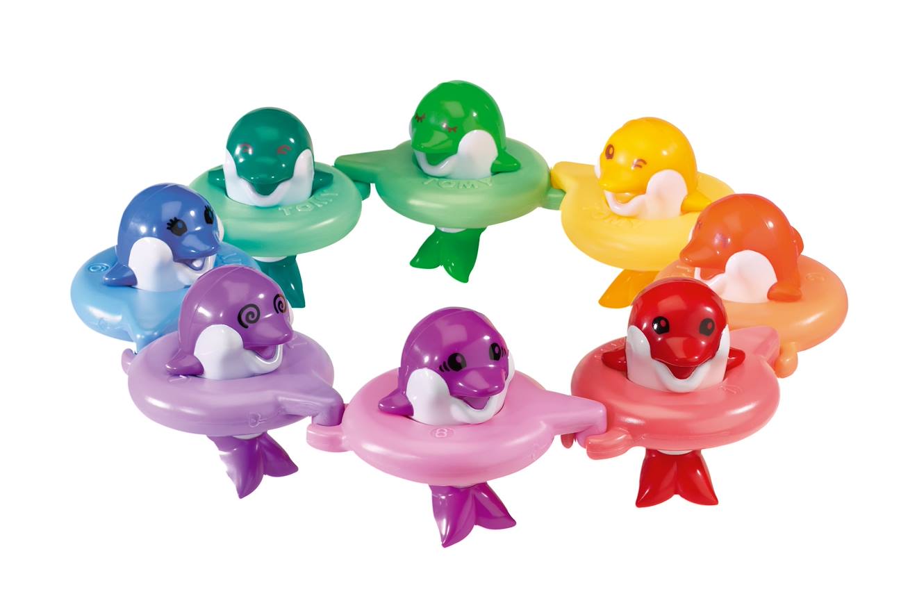 Jouet De Bain - Do-ré-mi Dauphins - Dès 12 Mois Multicolore