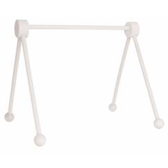 Jouet-Premier âge-Tapis d'éveil et portiques-Portique d'éveil en bois - arche de jeux