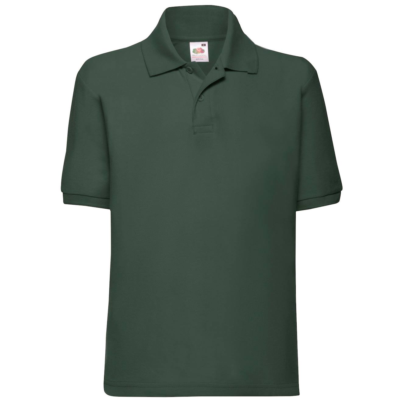 Polo Polyester 65/35 Vert Bouteille