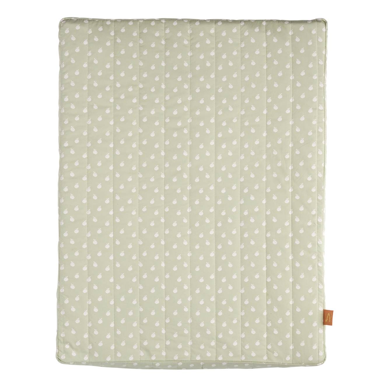 Matelas À Langer Et Serviette En Coton - Botanica Vert Tilleul