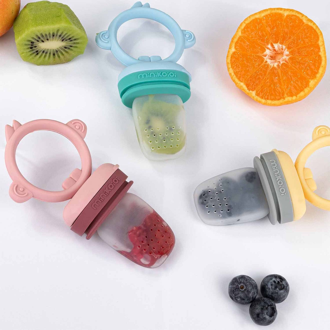 Grignoteur Bébé En Silicone Innovant Nude (Minikoioi) - Image 1