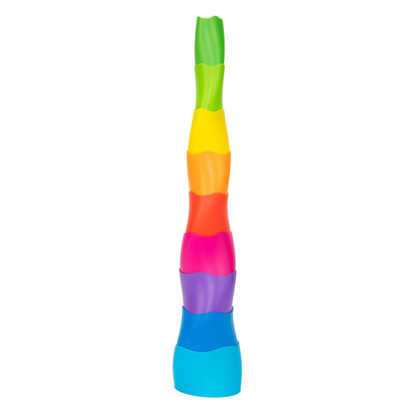 Spiroku La Tour Swingue - 9 Formes D'empilage Qui S'étirent Et Forme Une Immense Tour Colorée En Spirale Dès 3 Ans Multicolore