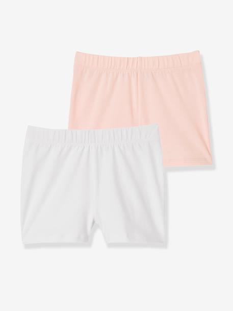oeko-tex-Fille-Lot de 2 shorts fille à porter sous robe