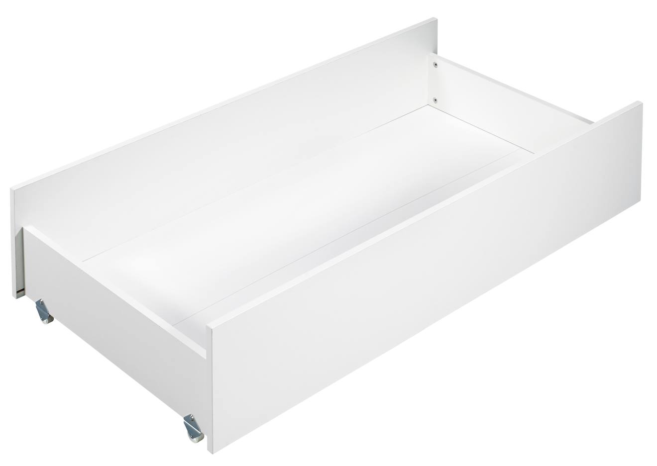 Tiroir+De+Lit+Combine+evolutif+Sur+Roulettes+-+Up+Blanc