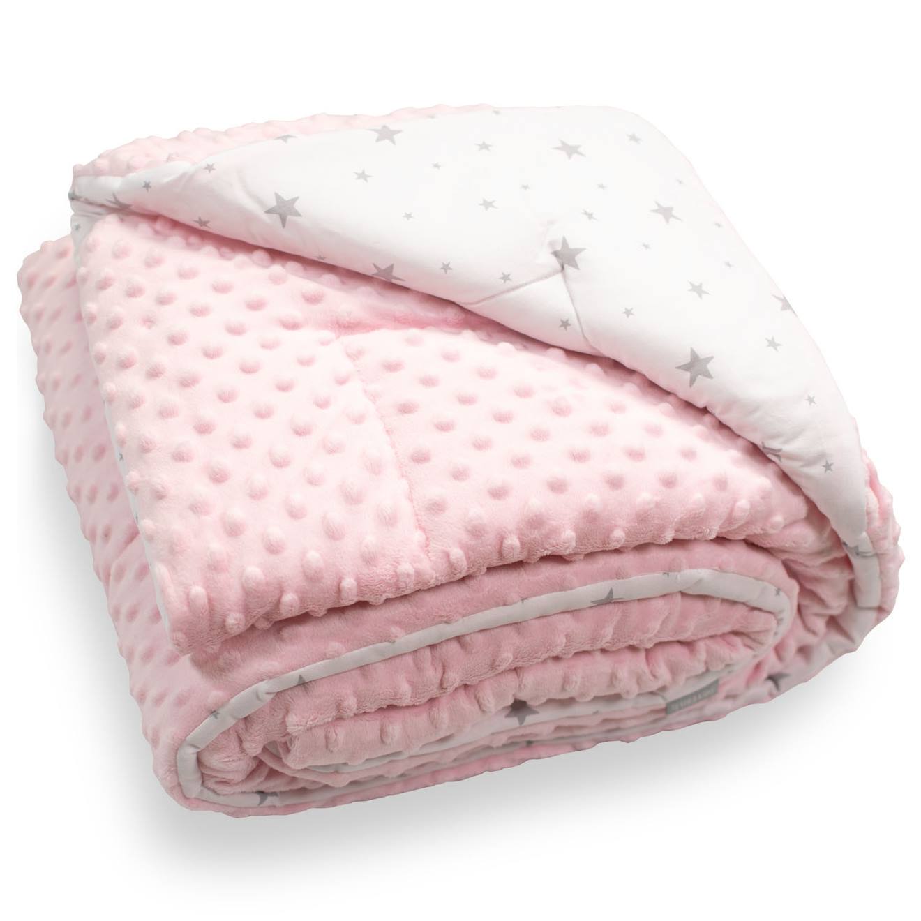 Couverture Réversible Et Ultra Douce Stella Rose