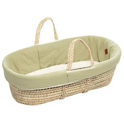 Couffin bébé avec matelas habillage et drap housse pois dorés  - vertbaudet enfant