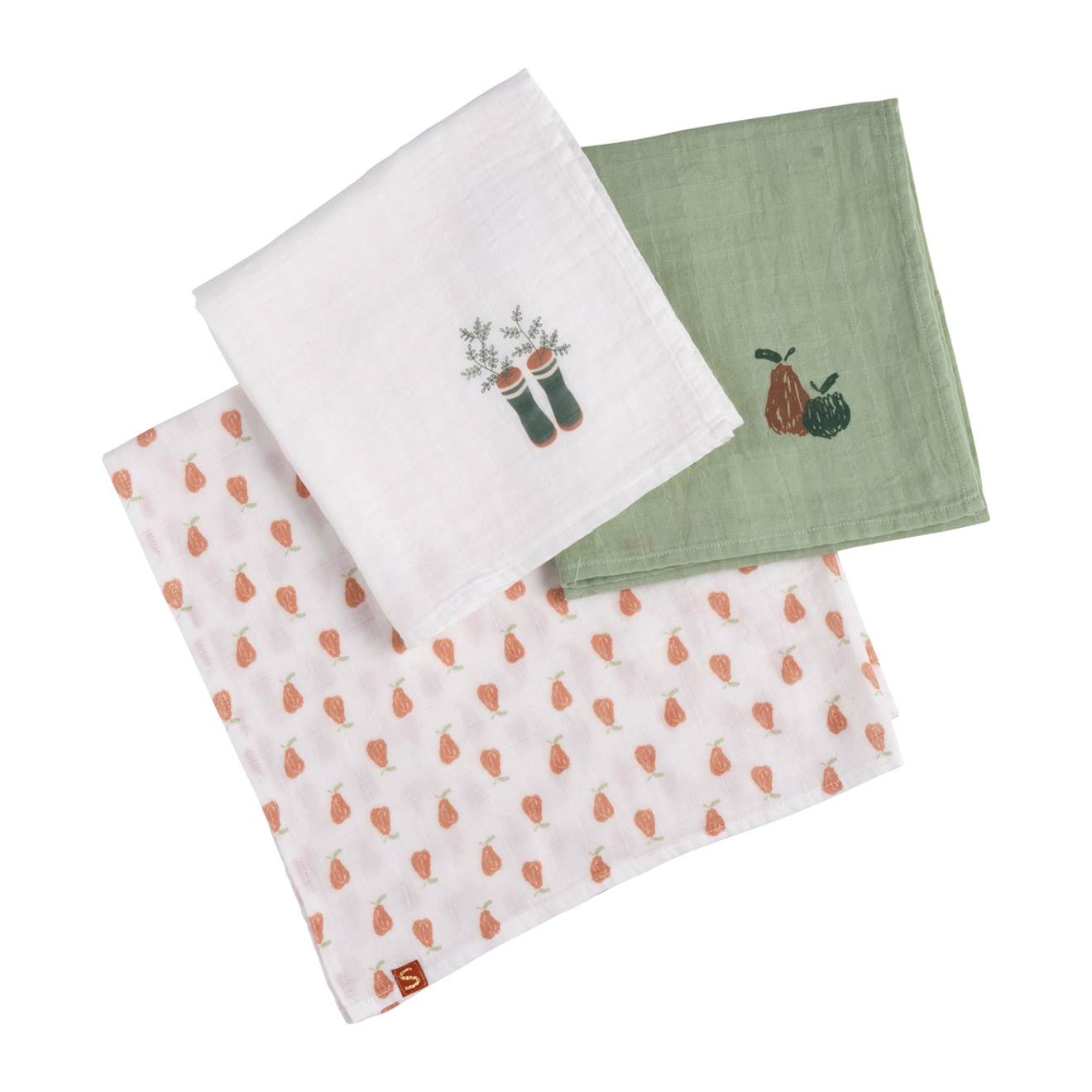 Langes En Coton Biologique Vert Tilleul