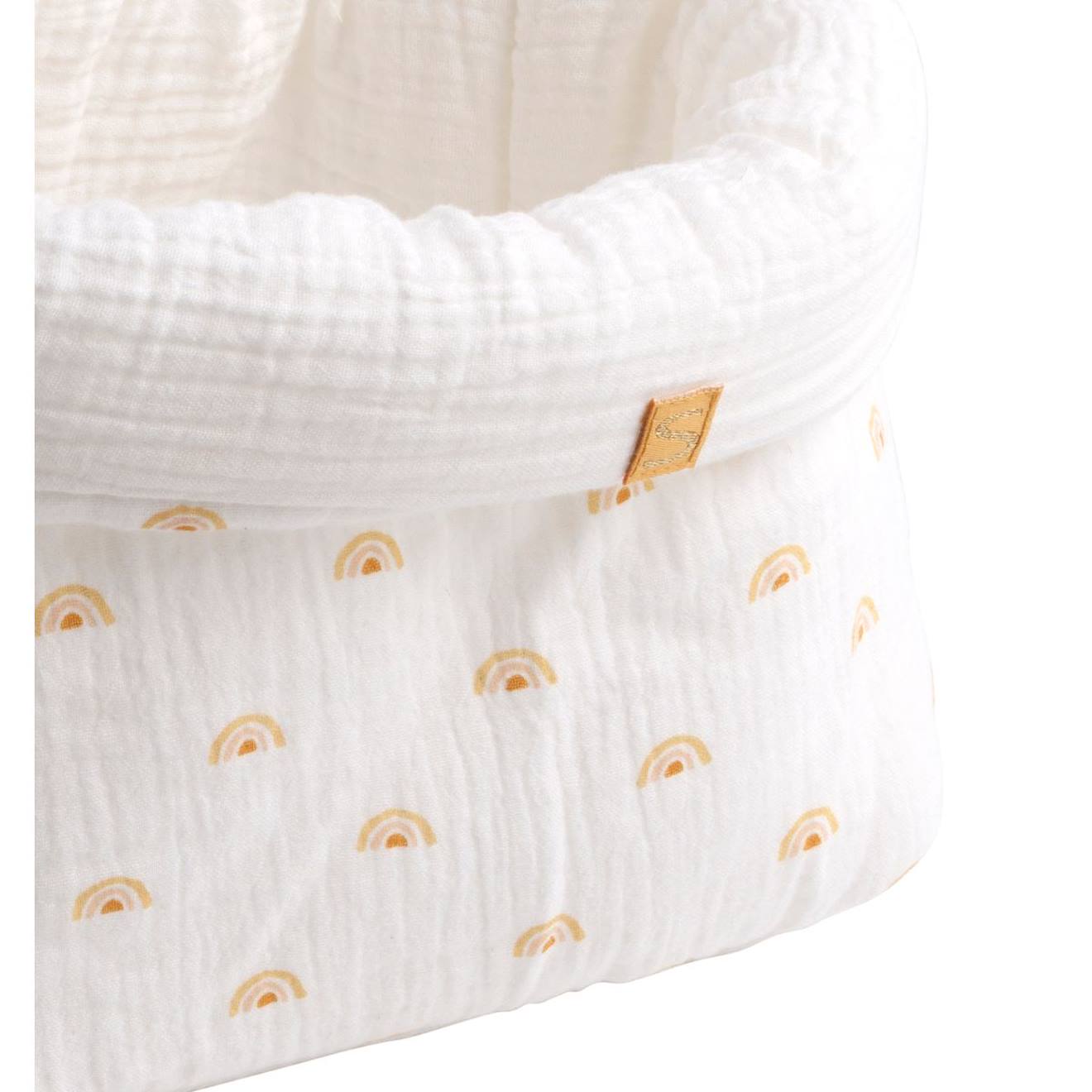 Panières De Rangement Lot De 2 En Coton - Sunlight Orange (Sauthon) - Image 2