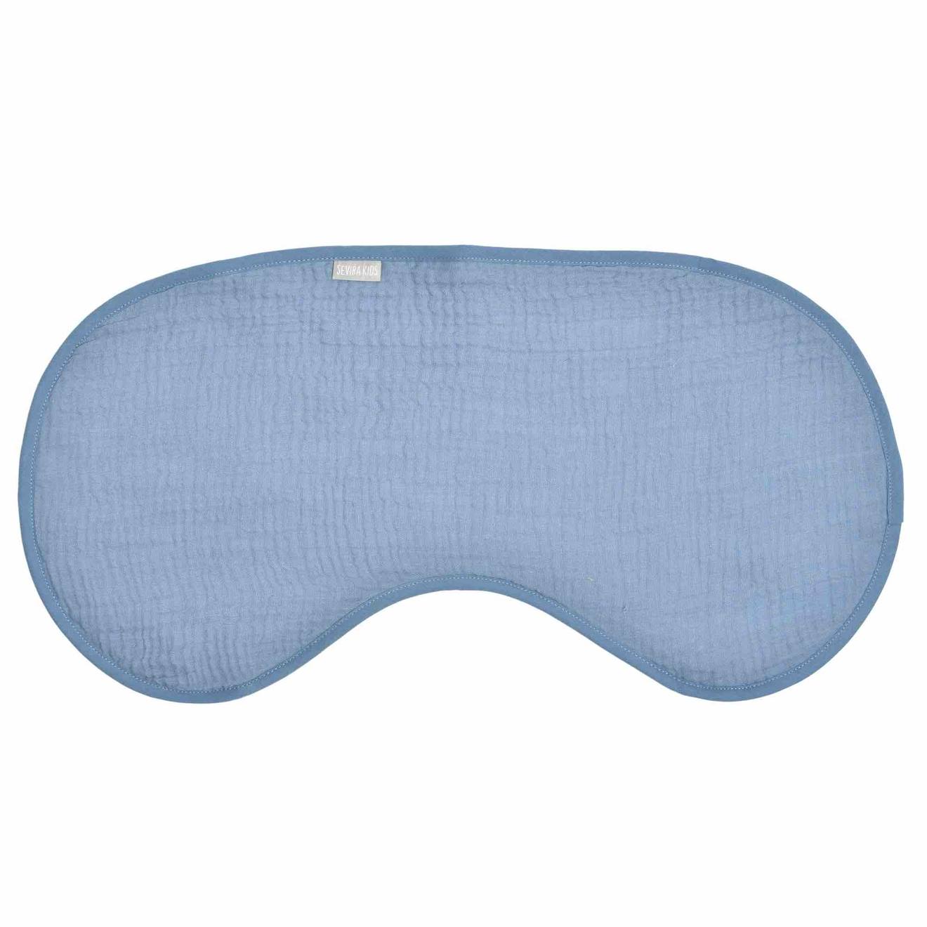 Bavoir D'épaule En Gaze De Coton Et Bambou Denim