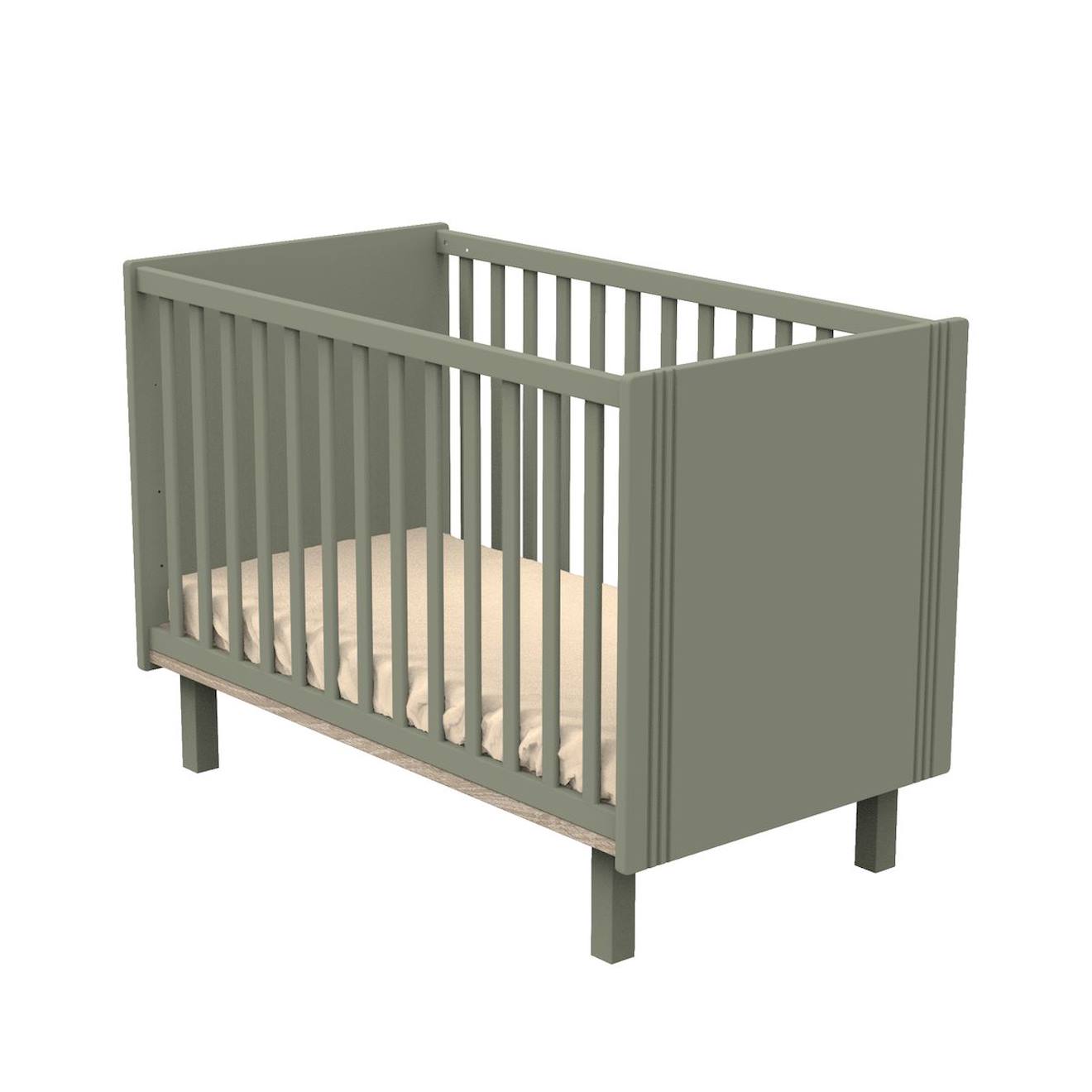 Lit Bébé À Barreaux - Eleonore Vert