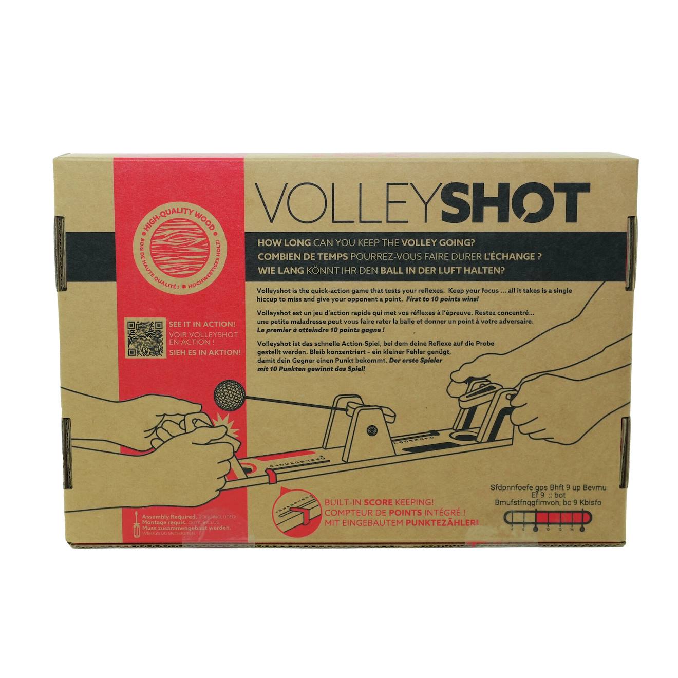 Jeu Volley Shot En Bois Dès 8 Ans Multicolore