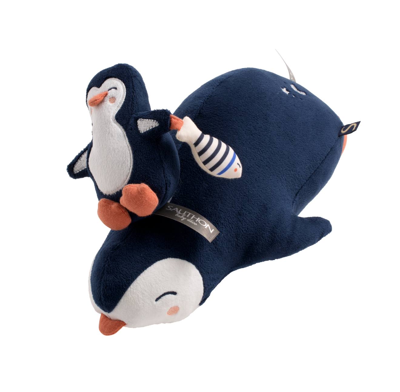 Peluche Pingouin Marine Bleu