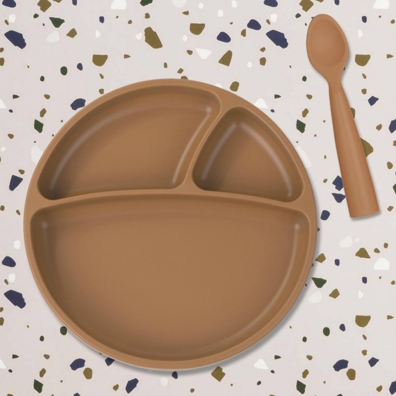 Cuillère Bébé En Silicone Caramel (Minikoioi) - Image 2