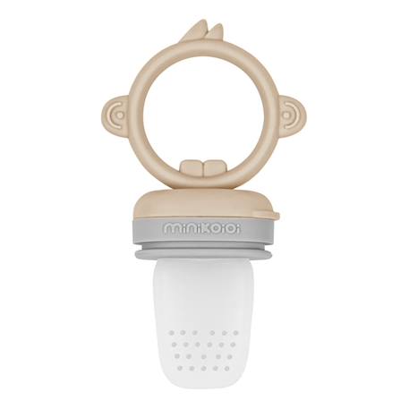 Minikoioi - Grignoteur Bébé En Silicone Innovant Nude