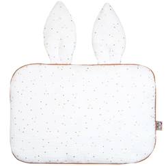 Chambre et rangement-Oreiller plat lapin en gaze de coton jeanne