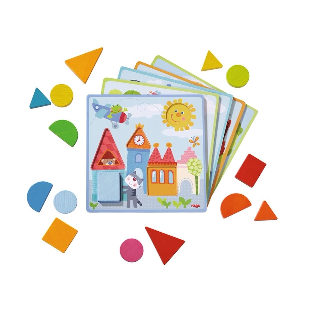 Haba - Jeu De Classement Animaux En Balade Gris