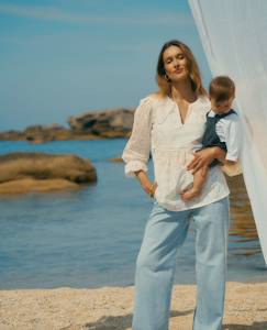 Vêtements de grossesse-Chemisier, tunique-Blouse de grossesse et allaitement clothilde