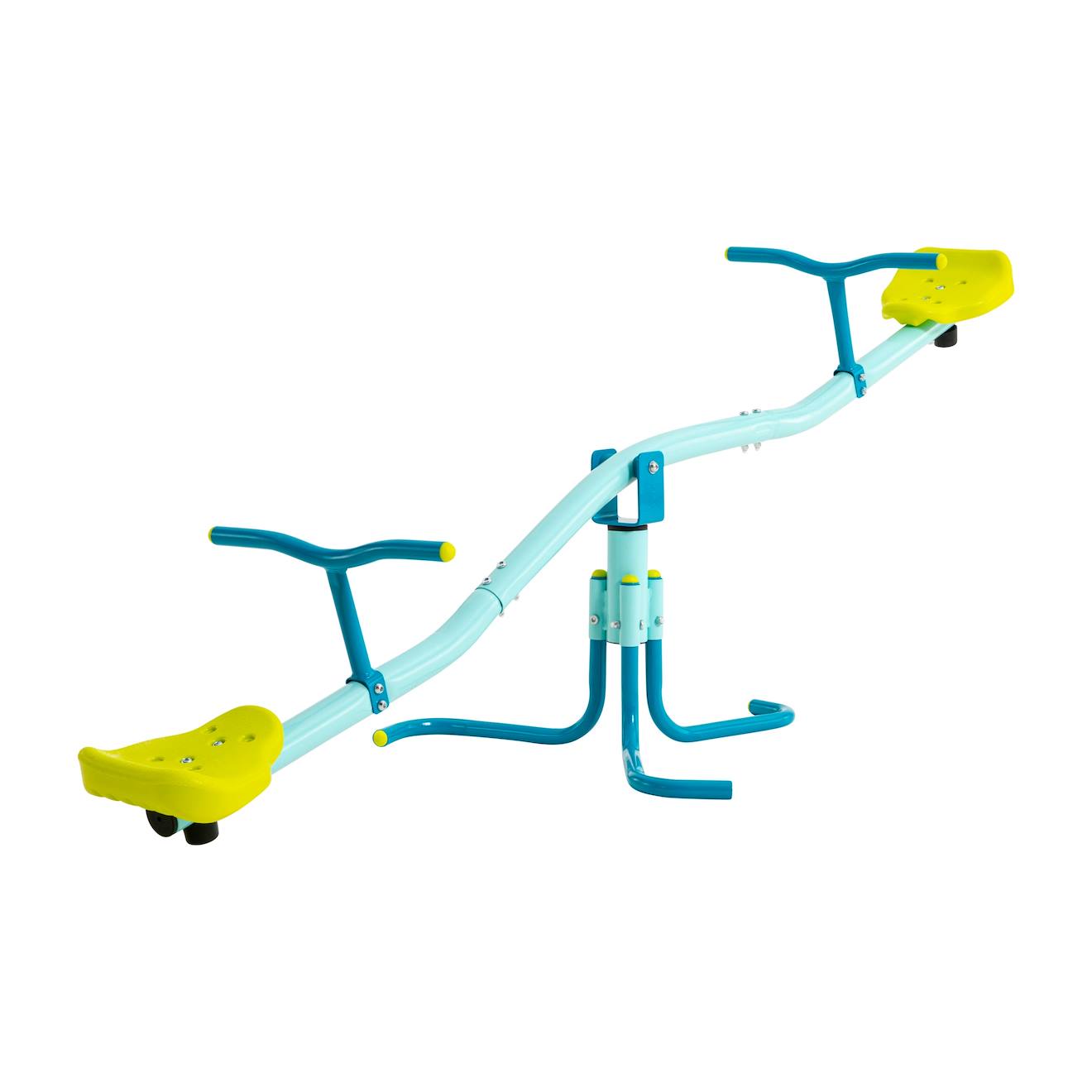 TP Toys - Trébuchet À Bascule Rotatif Spiro Métal Bleu - Vert