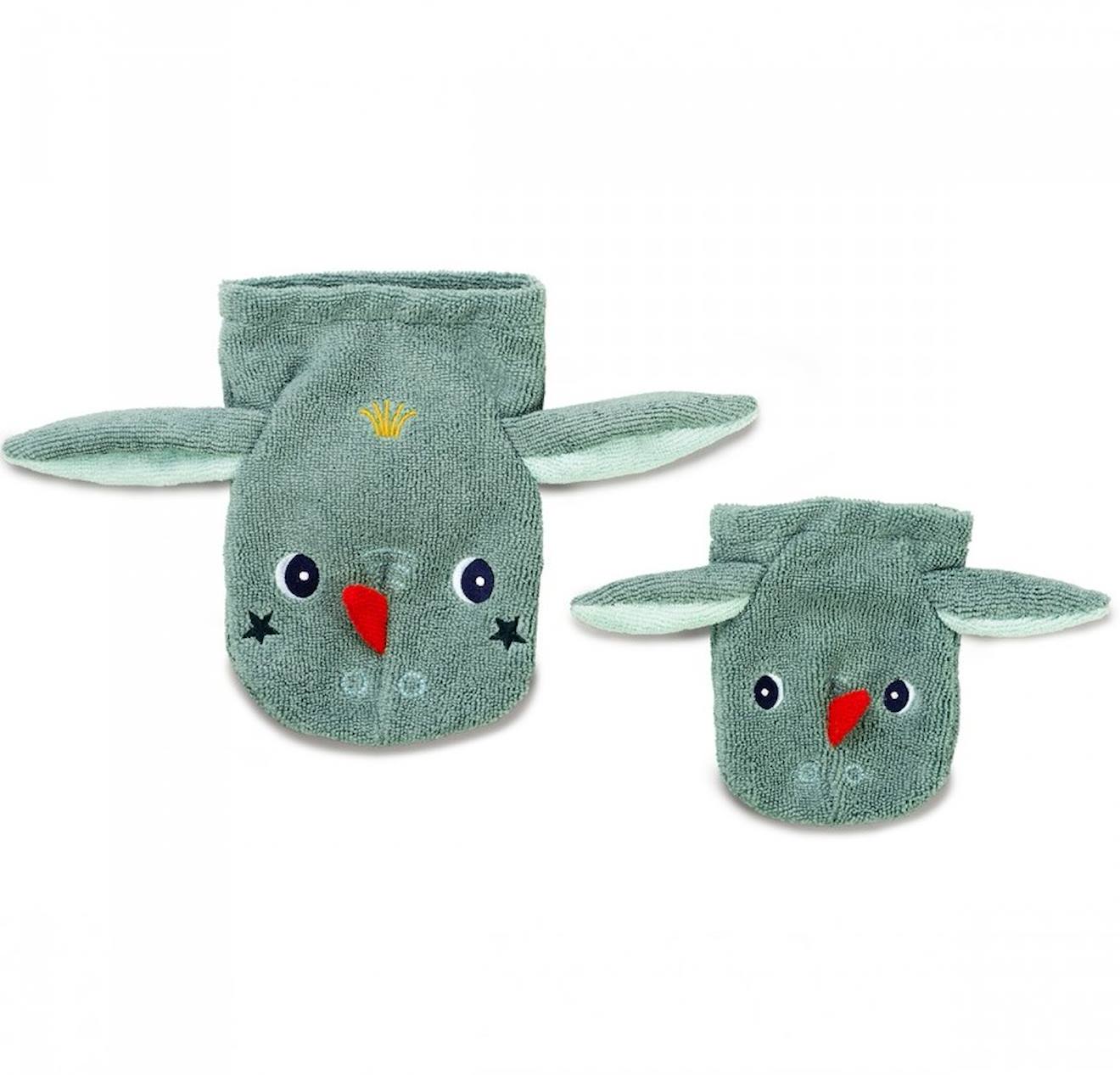 Gants De Toilette Enfant Joe Vert