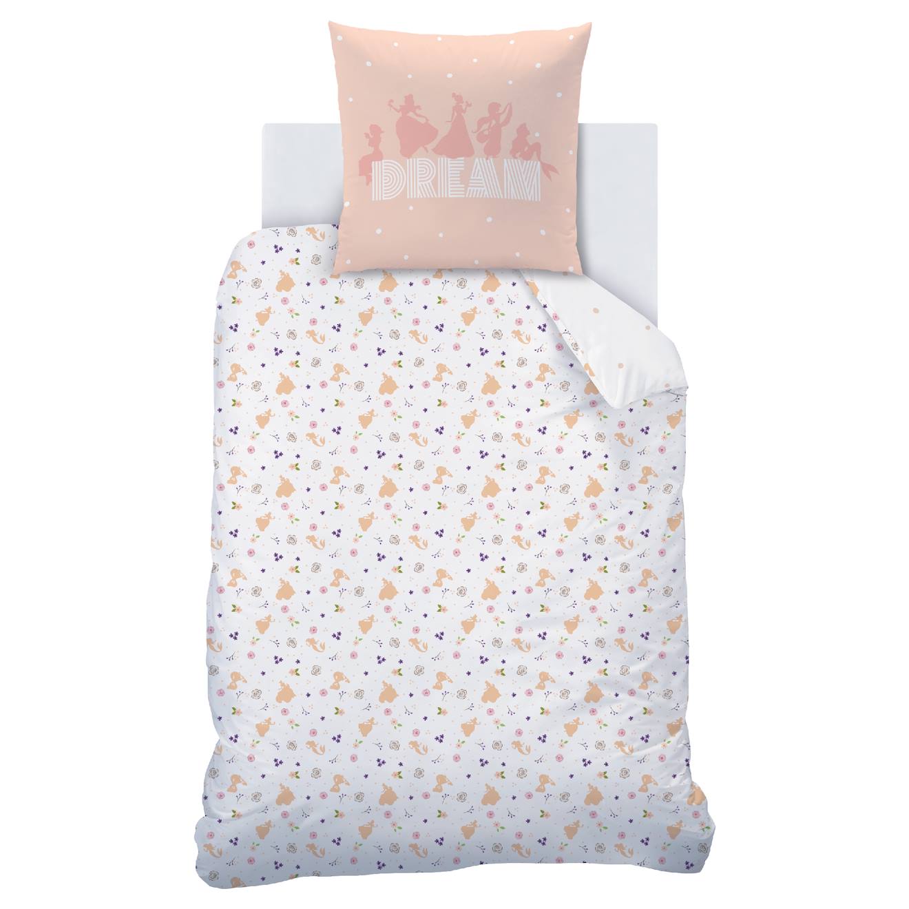 Vertbaudet Moisson VERTBAUDET Parure Housse De Couette + Taie D'Oreiller Moisson Blanc 140x200 - Coton Recyclé