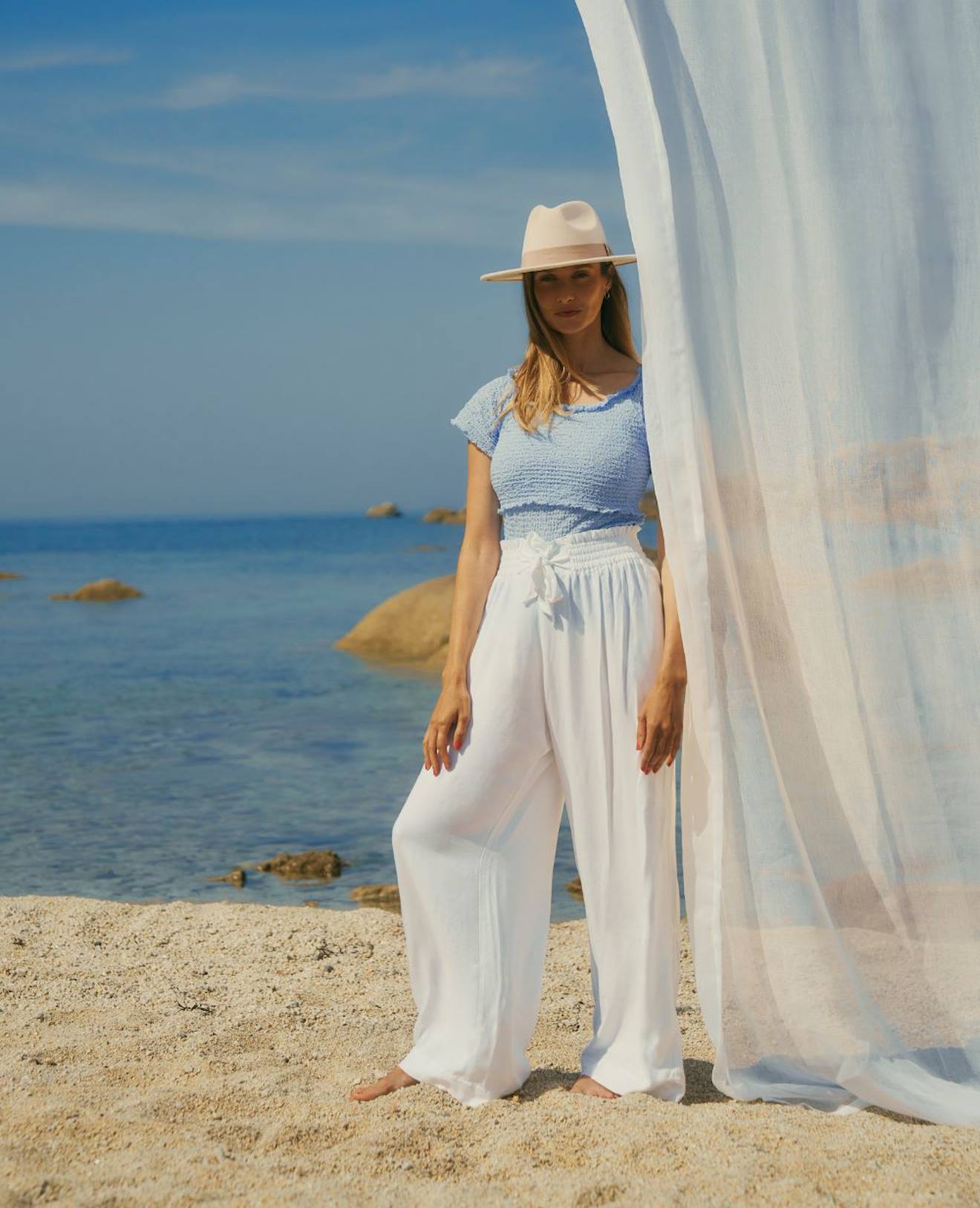 Pantalon De Grossesse Sahel Blanc